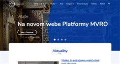 Desktop Screenshot of mvro.sk